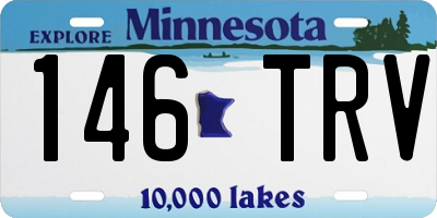 MN license plate 146TRV