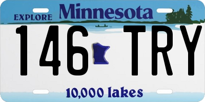 MN license plate 146TRY