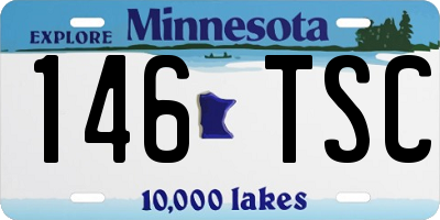 MN license plate 146TSC