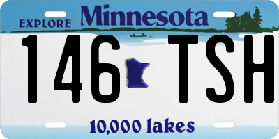 MN license plate 146TSH