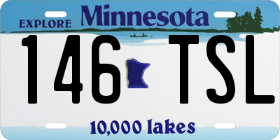 MN license plate 146TSL