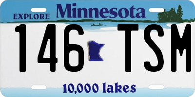MN license plate 146TSM