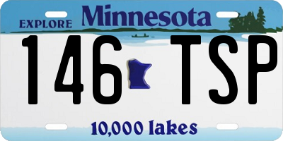 MN license plate 146TSP