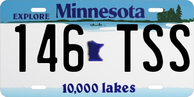 MN license plate 146TSS