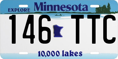 MN license plate 146TTC