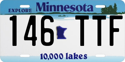 MN license plate 146TTF