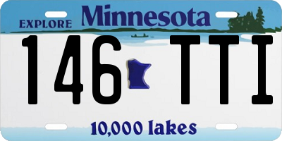 MN license plate 146TTI