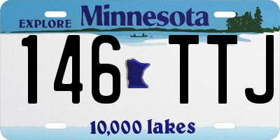 MN license plate 146TTJ