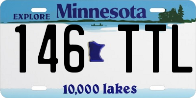 MN license plate 146TTL