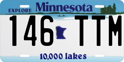 MN license plate 146TTM