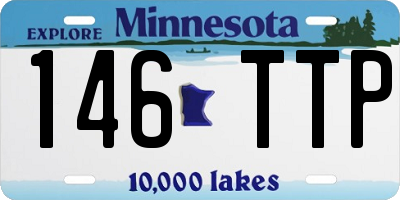 MN license plate 146TTP