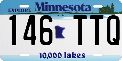 MN license plate 146TTQ