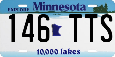 MN license plate 146TTS