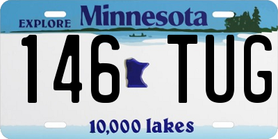 MN license plate 146TUG