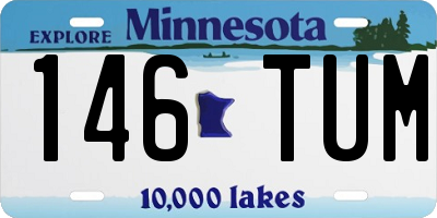 MN license plate 146TUM