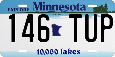 MN license plate 146TUP