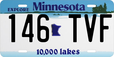 MN license plate 146TVF