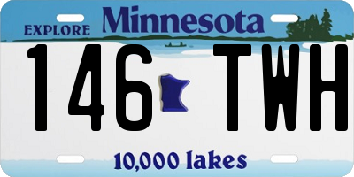MN license plate 146TWH