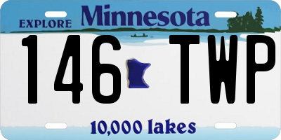MN license plate 146TWP