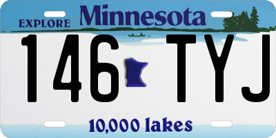MN license plate 146TYJ