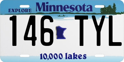 MN license plate 146TYL