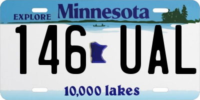 MN license plate 146UAL