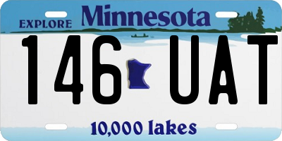 MN license plate 146UAT