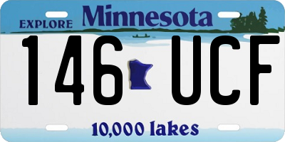 MN license plate 146UCF