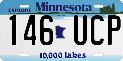 MN license plate 146UCP