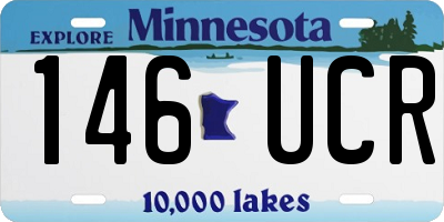 MN license plate 146UCR