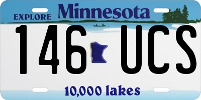 MN license plate 146UCS