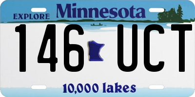 MN license plate 146UCT