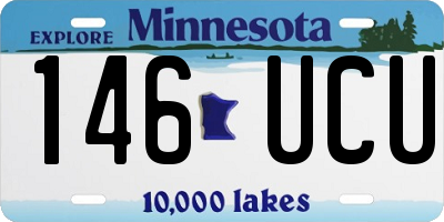 MN license plate 146UCU