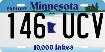 MN license plate 146UCV