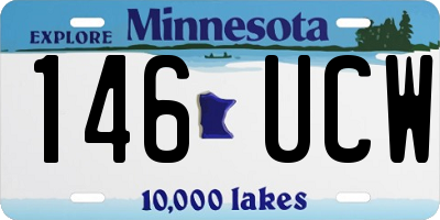 MN license plate 146UCW