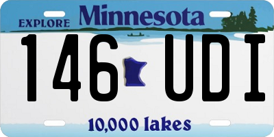 MN license plate 146UDI