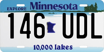 MN license plate 146UDL