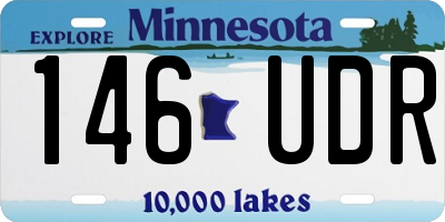 MN license plate 146UDR