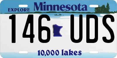 MN license plate 146UDS