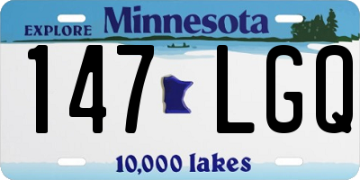 MN license plate 147LGQ