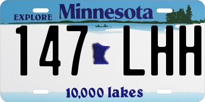 MN license plate 147LHH