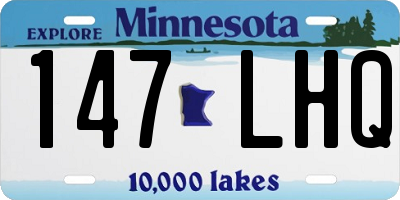 MN license plate 147LHQ