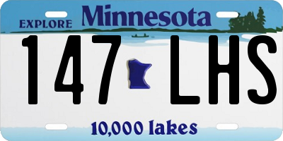 MN license plate 147LHS