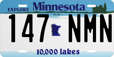 MN license plate 147NMN