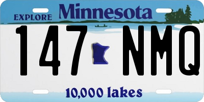 MN license plate 147NMQ