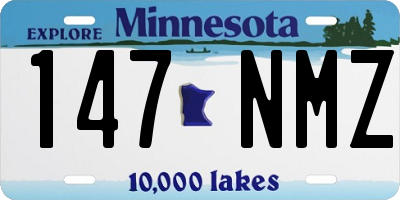 MN license plate 147NMZ