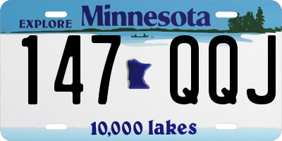 MN license plate 147QQJ