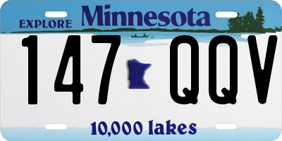 MN license plate 147QQV