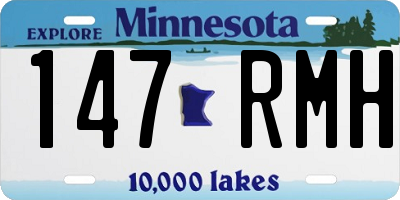 MN license plate 147RMH