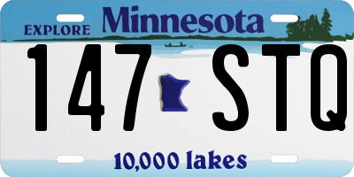 MN license plate 147STQ